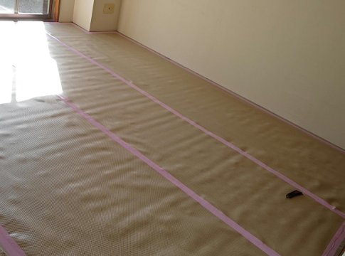 ウスイータ施工（床見切り）