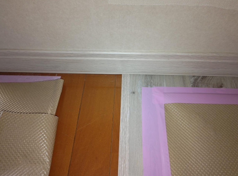 ウスイータ施工（床見切り）