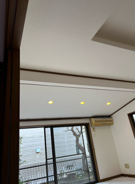 天井クロス施工後