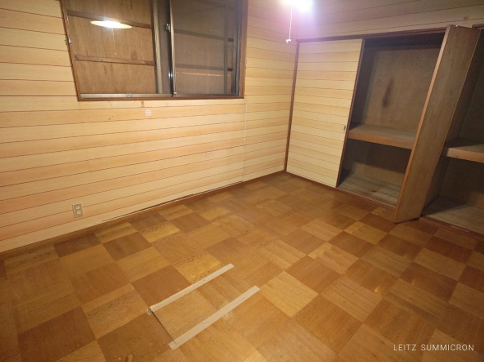 木のフロア施工前