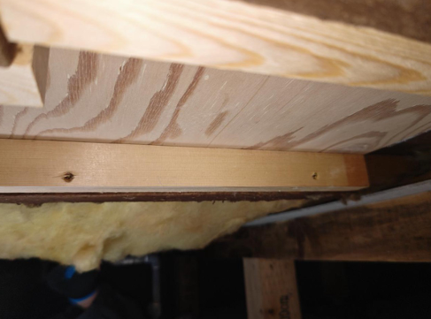 キッチン床補強後