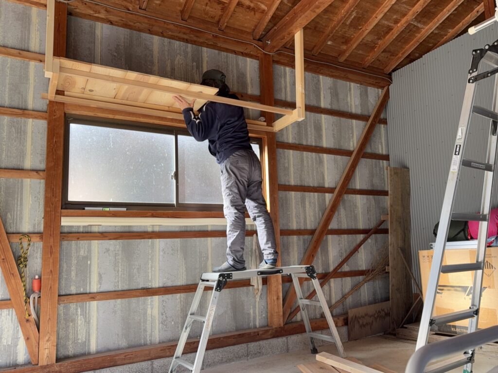 リフォームの作業中